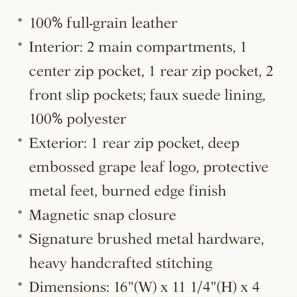 PATRICIA NASH ADELINE TOTE HANDBAG TOOLED LEATHER - Picture 16 of 16